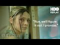 euphoria: rue and jules at the train station | hbo replay