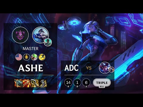 Ashe ADC vs Vayne - NA Master Patch 11.13