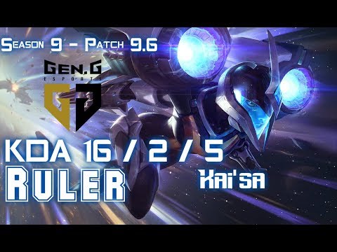 Gen Ruler KAI'SA vs VARUS ADC - Patch 9.6 KR Ranked