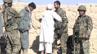 OPERATION HOPE HERO - Afghan led patrol to disrupt the Taliban find Lee-Enfield rifles
