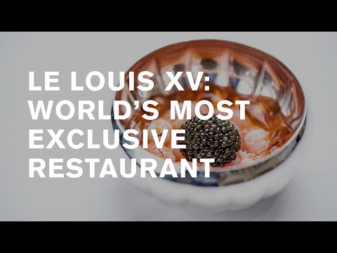 Alain Ducasse: Le Louis XV [3 Michelin star] in Monaco, Monte Carlo