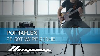 Video thumbnail for Ampeg | Portaflex PF-50T W/ PF-210HE by Ampeg