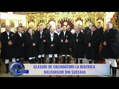 Glasuri de colindători la Biserica Militarilor din Suceava