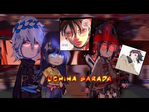 Boruto react to Sarada  | GCRV  |  Boruto two blue vortex | AU
