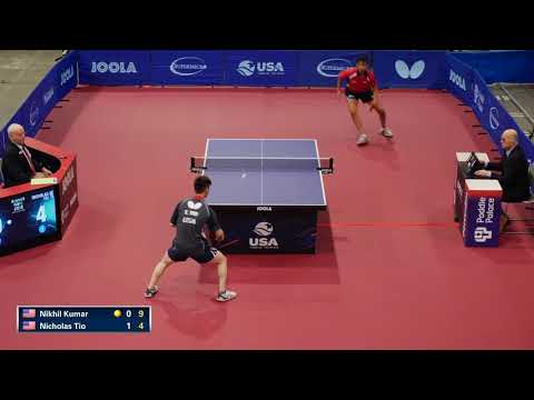 North American Youth Olympic Games Qualification - Nikhil Kumar v Nicholas Tio (Full Match)