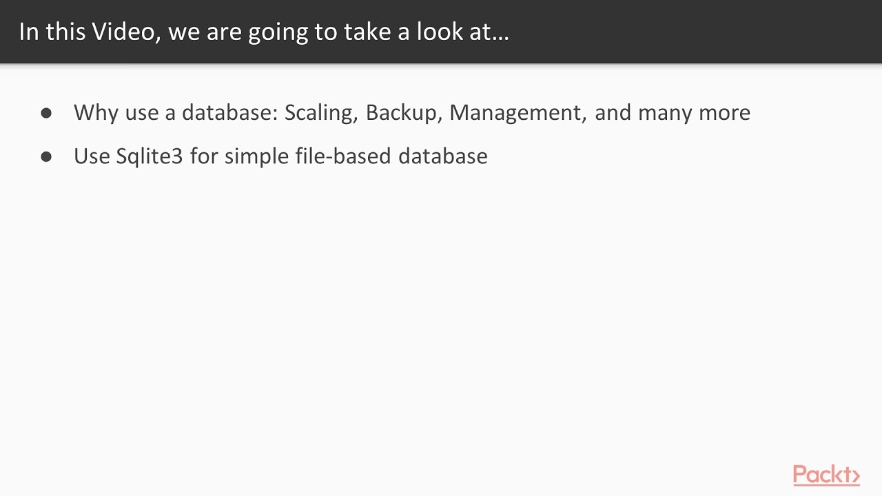 Hands-on Network Programming with Python: Database Persistence for Device Information|packtpub.com
