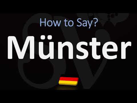 How to Pronounce Münster? (CORRECTLY) | German City, Pronunciation