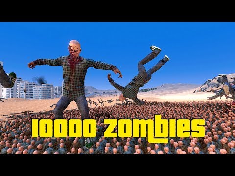 Ultimate Epic Battle Simulator - Chuck Norris vs 10000 Zombies