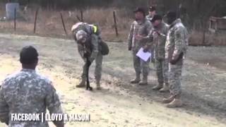 Watch inspiring moment female army captain crosses finish line after gruelling 12-mile march