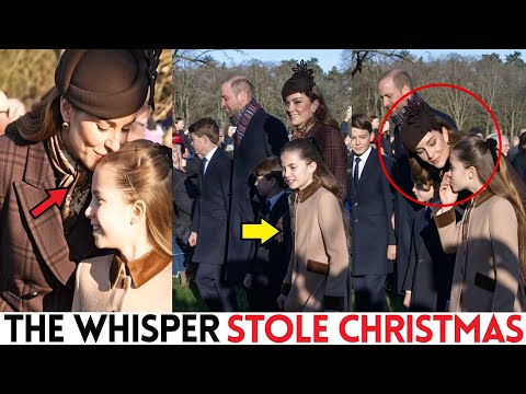 The Moment That Stole Christmas: Princess Kate & Charlotte's Heartwarming Bond #princesscatherine  