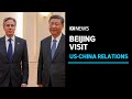 US warns China to stop supporting Russia's war on Ukraine during Beijing meeting | ABC News