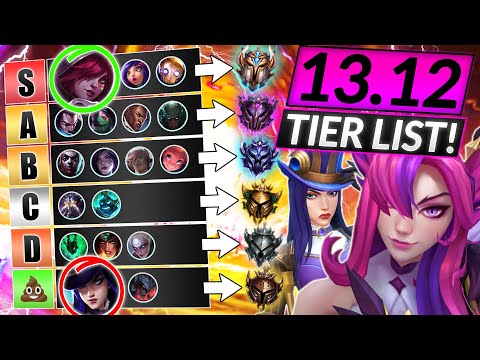 NEW TIER LIST (Patch 13.12) - BEST META Champions to MAIN - LoL Update Guide