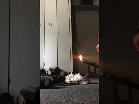 DIY flame thrower with axe cologne