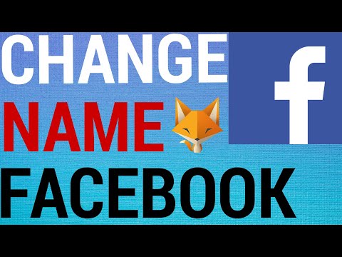 How To Change Your Name On Facebook!