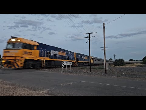 2TA8 JBRE "Great Southern" (NR112, NR97), Brisbane to Adelaide, 2100, 8/1/25, Stawell VIC