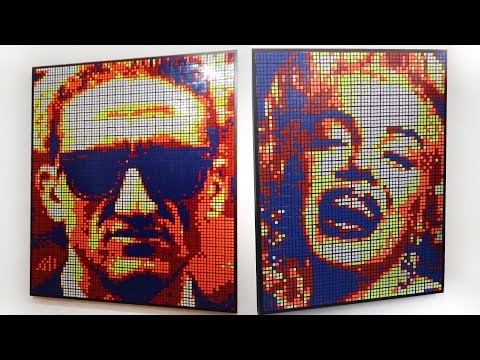 INCRÍVEL Arte do Cubo de Rubik de Giovanni Contardi! | 5 SEMANAS EM NYC (pt. 3)