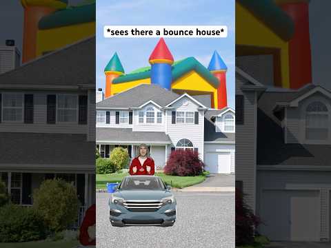 When There’s A Bounce House At The Birthday Party 🤣 #shorts #relatable