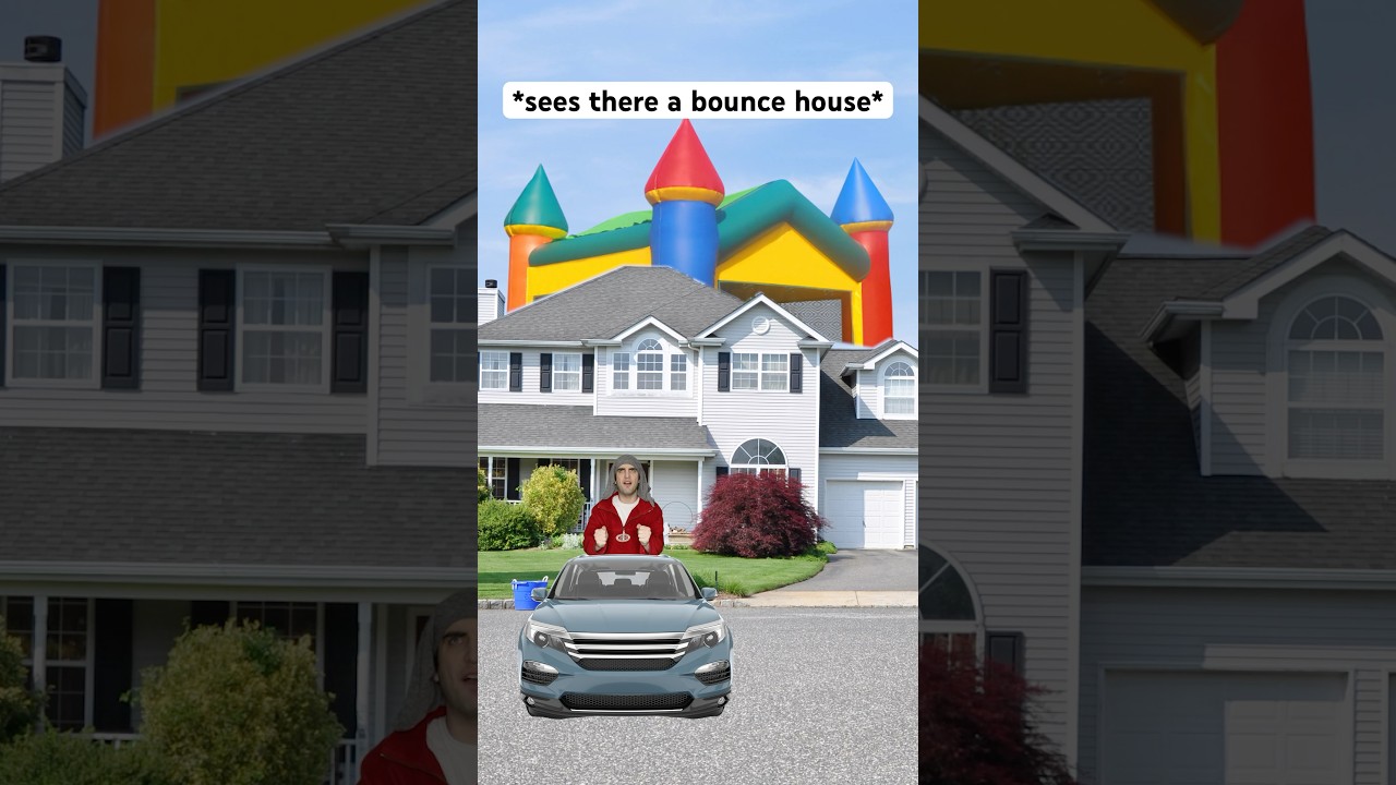 When There’s A Bounce House At The Birthday Party 🤣 #shorts #relatable