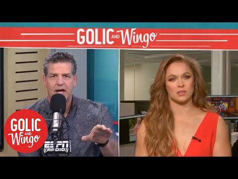 Ronda Rousey Didn't Understand Mike Golic's Question & Things Got Awkward