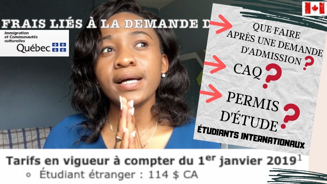 ÉTUDIER AU CANADA 🇨🇦: QUE FAIRE APRÈS L'ADMISSION? CAQ? PERMIS D'ÉTUDE?