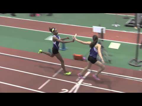 Girls 1600m Sprint Medley EE Section 2 - New Balance Nationals Indoor 2014