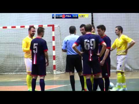 1.SLF 8.KOLO - HIGHLIGHT A ROZHOVORY - ŠK PINEROLA BRATISLAVA - FUTSAL TEAM LEVICE