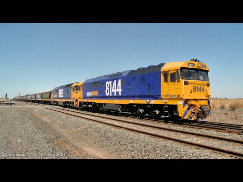 7CK5 Pacific National Grain Train Arrives At Gheringhap (2/2/2019) - PoathTV Australian Railways