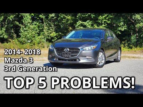 Top 5 Problems Mazda 3 Sedan 2014-2018 3rd Generation