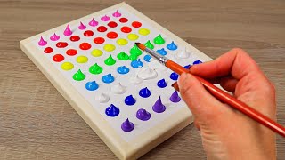 How to Draw Easy Landscape Tutorial - Acrylic Painting