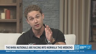 Jordan Vandergriff joins 3News to talk about the NHRA Nationals in Norwalk