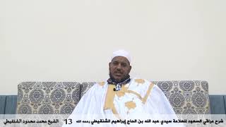 صورة شرح مراقي السعود - 13 - الشيخ محمد محمود الشنقيطي