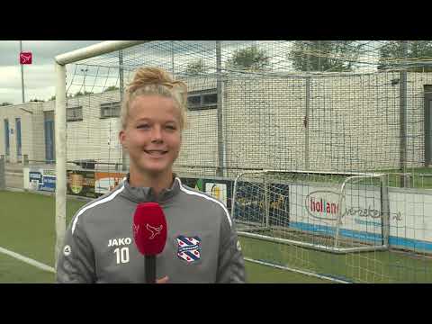 Voetbalster Van de Westeringh uit Zeewolde voelt zich thuis bij SC Heerenveen