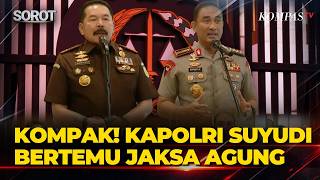 KOMPAK! Jaksa Agung – Kapolri Jenderal Suyudi Perkuat Sinergi Penegakan Hukum