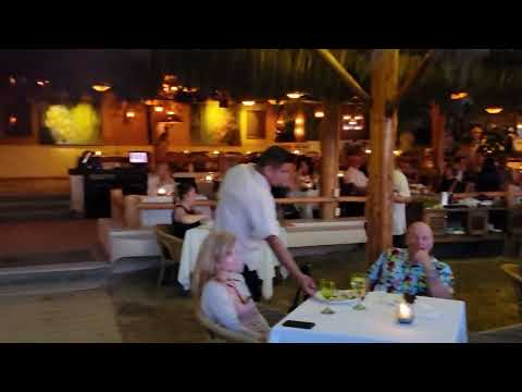 La Palapa Restaurant at Sunset in Puerto Vallarta