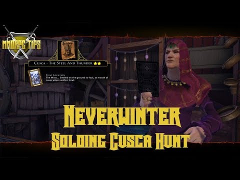 Neverwinter Soloing 2 Star Hunts : Cusca