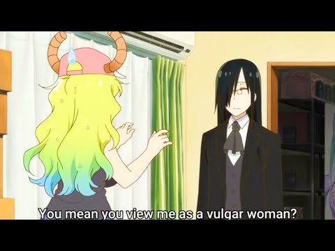 Fafnir Think Elma as Vulgar Women | Miss Kobayashi's Dragon Maid | View Clip