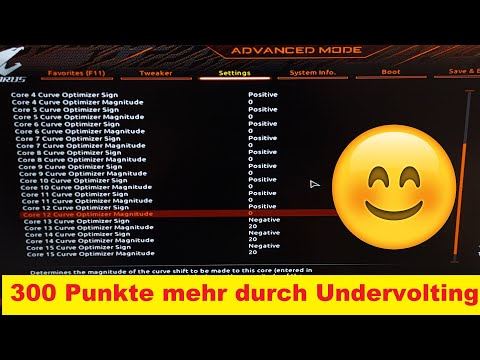 More CPU performance through undervolting with the Curve Optimizer
