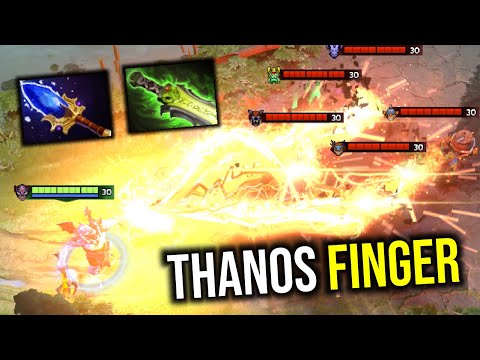 THANOS MID IS BACK..!! 1 Finger KO Lion Etheral + Aghanim Scepter 7.23 | Dota 2