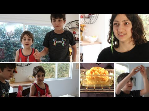 Preparing Snacks For Our Movie Night - Lilyth's Cauliflower Dinner - Heghineh Family Vlogs
