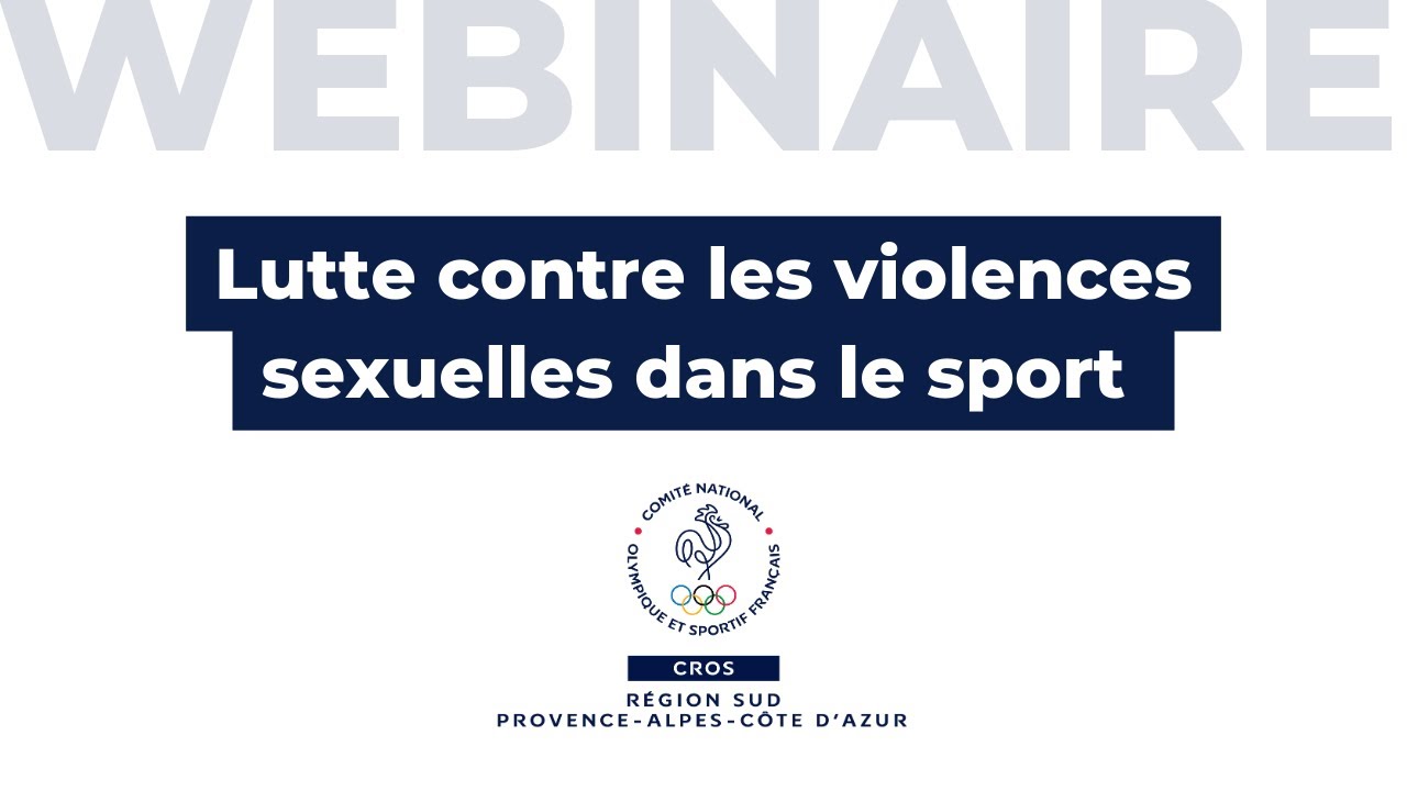 Webinaire Lutte contre les violences sexuelles dans le sport : le replay