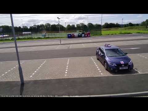 Forward Bay Parking Made Easy – Beginner Driving Tips (Drone View) | Driving Test Tips