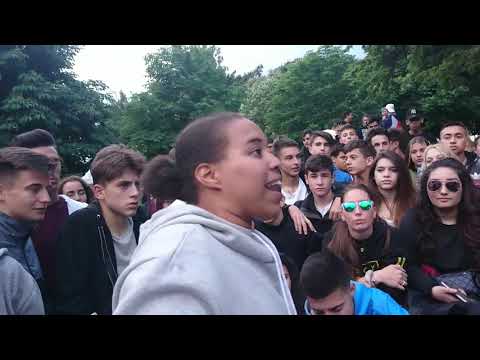 ERIKA2SANTOS VS LIL PRESTIGE SEMIS  BATALLA DE GALLOS HHBLUE 2017 (BATALLA RESUBIDA LOS FUELTES)