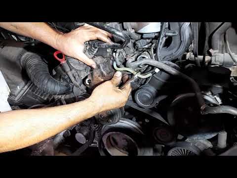 How to remove a high pressure diesel pump from a Mercedes Sprinter