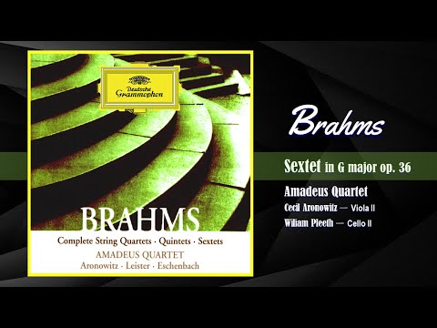 BRAHMS - Sextet in G major op. 36 ~  Amadeus Quartet, Aronowitz, Pleeth