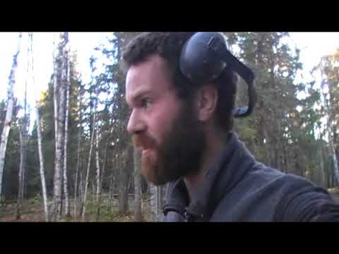 #2 making stretcher boards in the bush with a chainsaw and belt knife