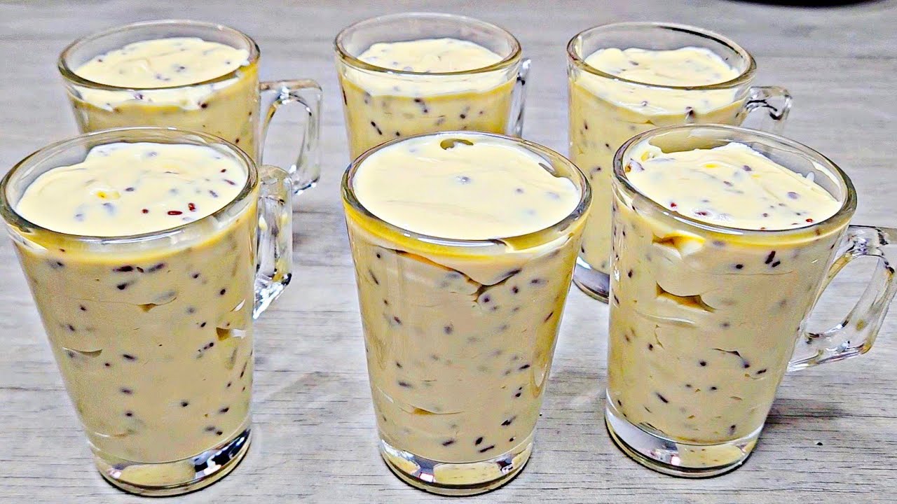 I MAKE this DESSERT TWICE a WEEK just BLEND IT in the BLENDER - easy and quick dessert