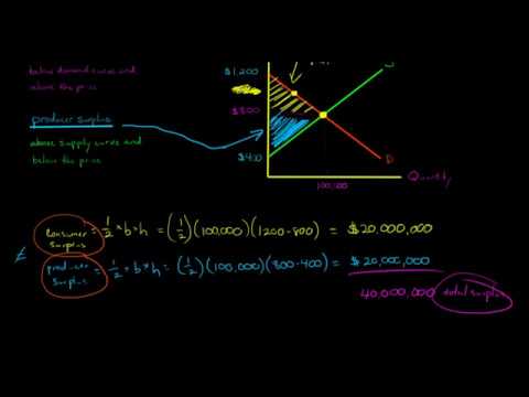 Consumer and Producer Surplus