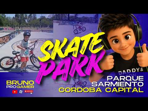 🚲💥  Skate Park del Parque Sarmiento 🇦🇷 | Bici, trucos y diversión con Bruno Pro Gamer