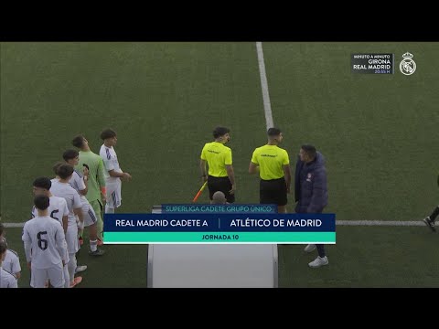 Real Madrid Cadete A - Atlético de Madrid (J10 - Superliga Cadete) - RMTV