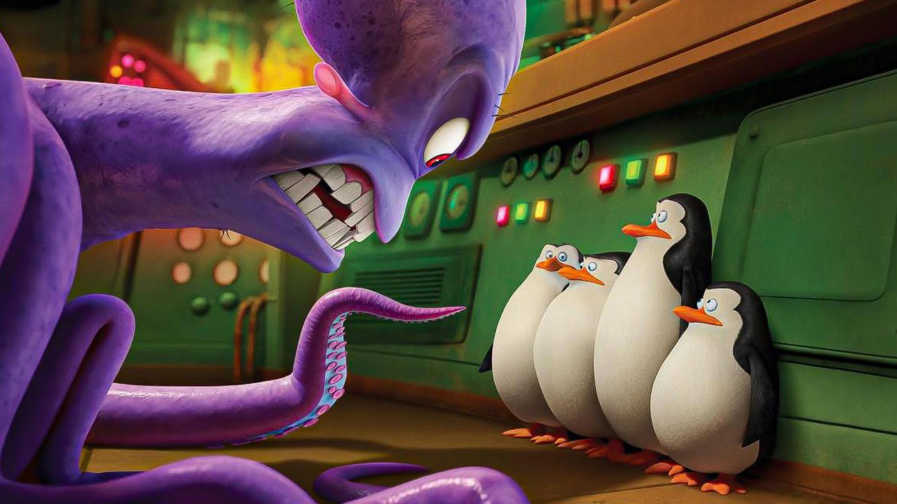 UM POLVO MALIGNO QUER ACABAR COM TODOS OS PINGUINS DO MUNDO!